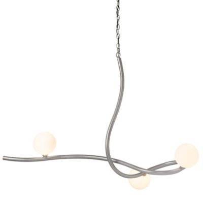 Hubbardton Forge Slide Pendant Light - Color: Silver - Size: 3 light - 1392