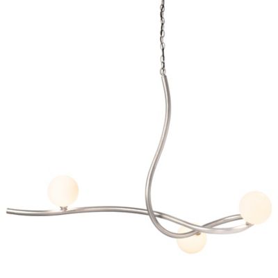 Hubbardton Forge Slide Pendant Light - Color: Silver - Size: 3 light - 1392