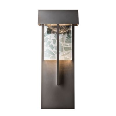 Hubbardton Forge Shard XL LED Outdoor Wall Sconce - Color: White - Size: 1 