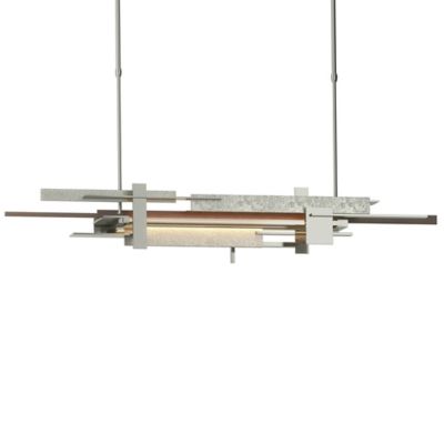 Planar LED Linear Chandelier Light - Color: Silver - Size: Standard - Hubbardton Forge 139721-1605