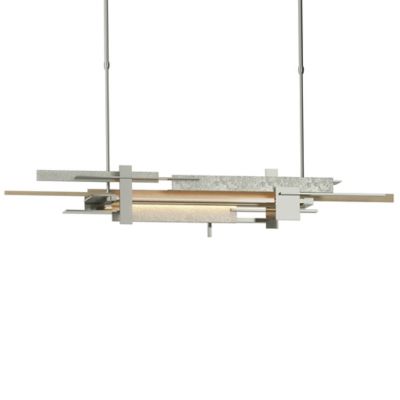 Planar LED Linear Chandelier Light - Color: Silver - Size: Standard - Hubbardton Forge 139721-1611