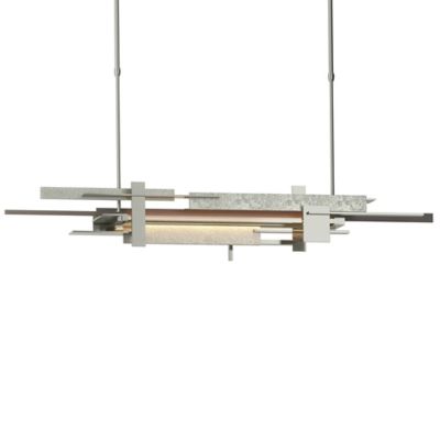 Planar LED Linear Chandelier Light - Color: Silver - Size: Standard - Hubbardton Forge 139721-1606