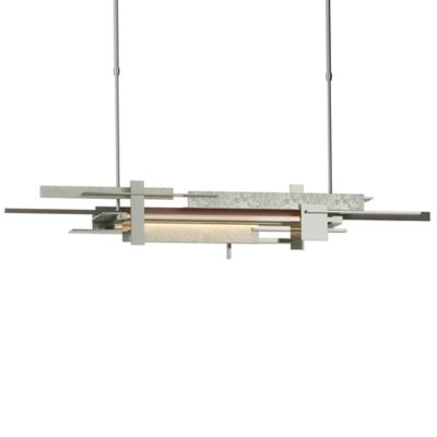 Planar LED Linear Chandelier Light - Color: Silver - Size: Standard - Hubbardton Forge 139721-1608