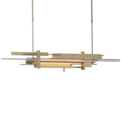 Hubbardton Forge Planar LED Linear Chandelier Light - Color: Gold - Size: S