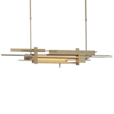 Hubbardton Forge Planar LED Linear Chandelier Light - Color: Gold - Size: S