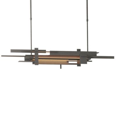 Hubbardton Forge Planar LED Linear Chandelier Light - Color: Grey - Size: S