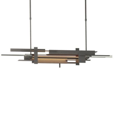 Hubbardton Forge Planar LED Linear Chandelier Light - Color: Grey - Size: S