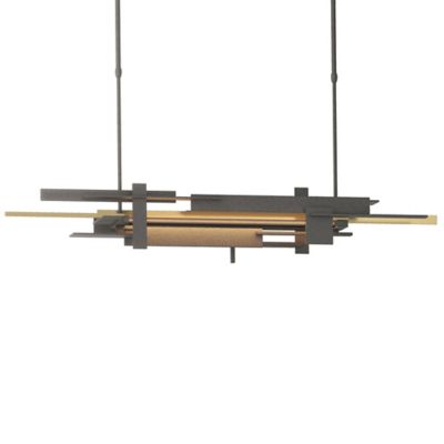 Hubbardton Forge Planar LED Linear Chandelier Light - Color: Grey - Size: S