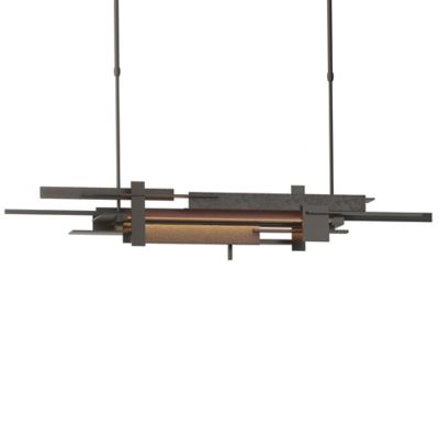 Hubbardton Forge Planar LED Linear Chandelier Light - Color: Bronze - Size: