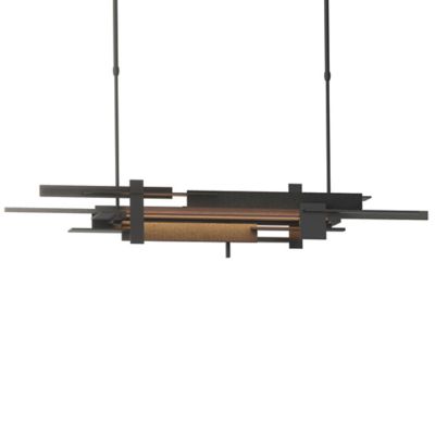 Hubbardton Forge Planar LED Linear Chandelier Light - Color: Black - Size: 