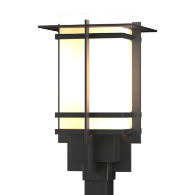 Hubbardton Forge Tourou Outdoor Post Light - Color: Black - Size: Small - 3