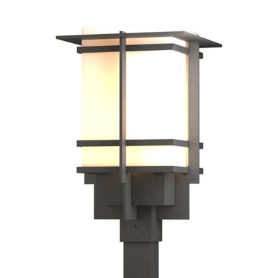 Hubbardton Forge Tourou Outdoor Post Light - Color: Silver - Size: Medium -