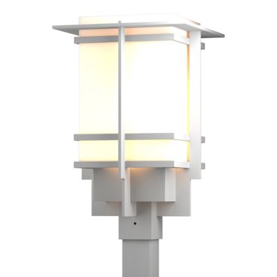 Hubbardton Forge Tourou Outdoor Post Light - Color: White - Size: Medium - 