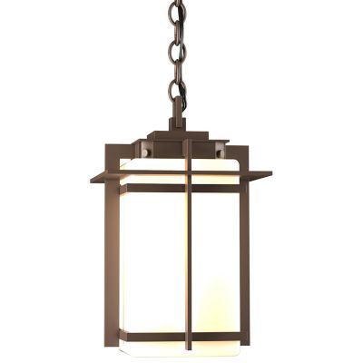 Hubbardton Forge Tourou Outdoor Pendant Light - Color: White - Size: 1 ligh