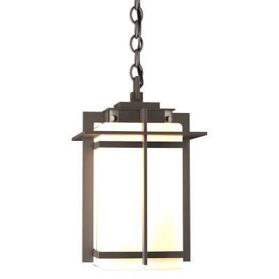 Hubbardton Forge Tourou Outdoor Pendant Light - Color: White - Size: 1 ligh