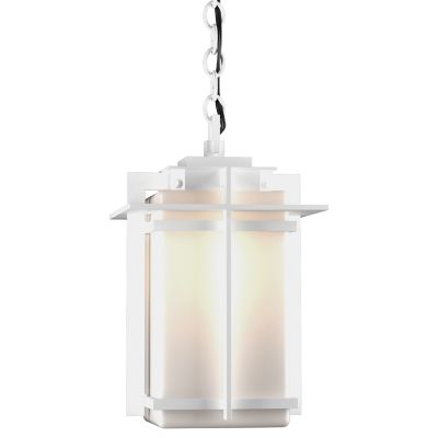 Hubbardton Forge Tourou Outdoor Pendant Light - Color: White - Size: 1 ligh