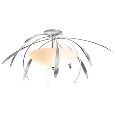 Hubbardton Forge Dahlia Semi-Flushmount Light - Color: Silver - Size: 2 lig