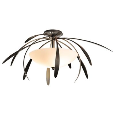 Hubbardton Forge Dahlia Semi-Flushmount Light - Color: Bronze - Size: 2 lig