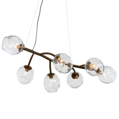 Hubbardton Forge Vine Linear Chandelier - Color: Bronze - Size: 7 light - 1