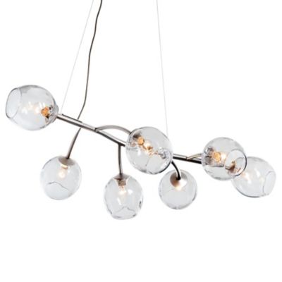 Hubbardton Forge Vine Linear Chandelier - Color: Silver - Size: 7 light - 1