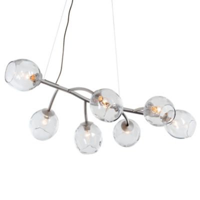 Hubbardton Forge Vine Linear Chandelier - Color: Silver - Size: 7 light - 1