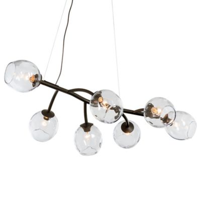 Hubbardton Forge Vine Linear Chandelier - Color: Bronze - Size: 7 light - 1