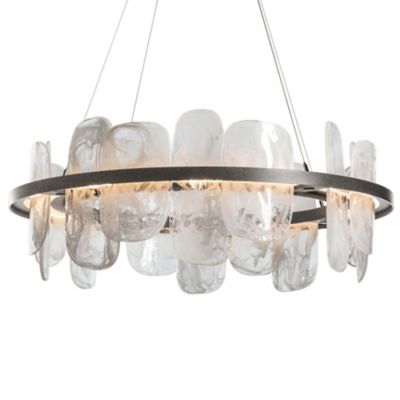 Hubbardton Forge Vitre Circular LED Chandelier - Color: Polished - 139660-1