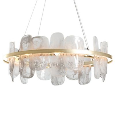 Hubbardton Forge Vitre Circular LED Chandelier - Color: Polished - 139660-1