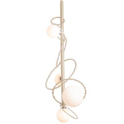 Hubbardton Forge Olympus Pendant Light - Color: White - Size: Standard - 13