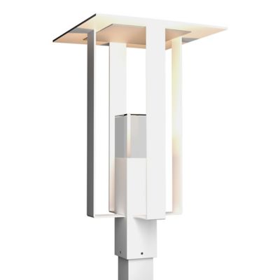 Hubbardton Forge Shadow Box Outdoor Post Light - Color: Matte - Size: 1 lig