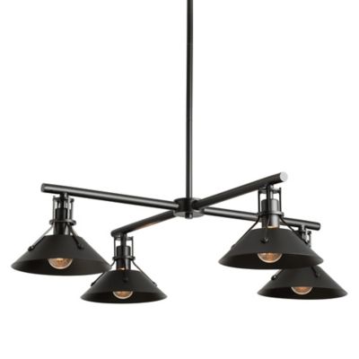 Hubbardton Forge Henry Outdoor Chandelier - Color: White - Size: 4 light - 