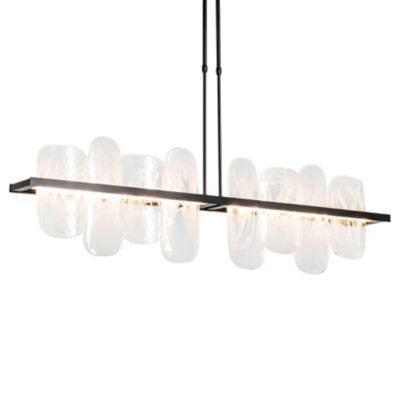 Hubbardton Forge Vitre LED Linear Chandelier Light - Color: Black - Size: S