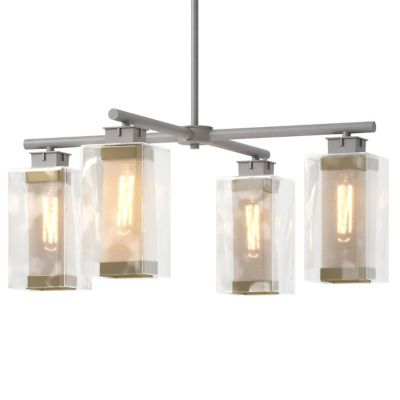 Hubbardton Forge Polaris Outdoor Chandelier - Color: Polished - Size: 4 lig