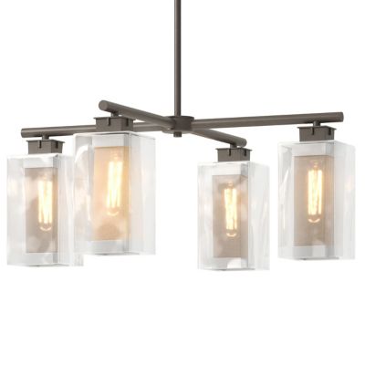 Hubbardton Forge Polaris Outdoor Chandelier - Color: Matte - Size: 4 light 