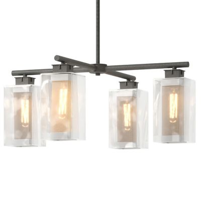 Hubbardton Forge Polaris Outdoor Chandelier - Color: Polished - Size: 4 lig