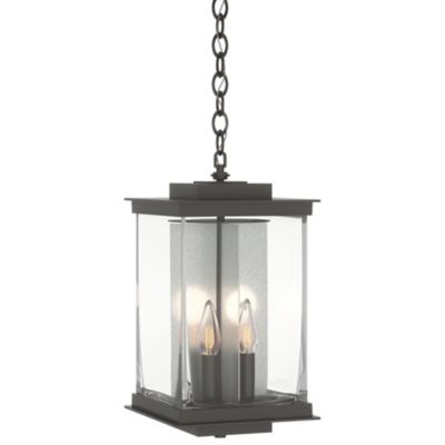 Hubbardton Forge Kingston Outdoor Pendant Light - Color: Clear - Size: 4 li