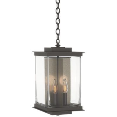 Hubbardton Forge Kingston Outdoor Pendant Light - Color: Clear - Size: 4 li