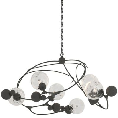 Hubbardton Forge Sprig Circular Chandelier - Color: Silver - Size: 6 light 