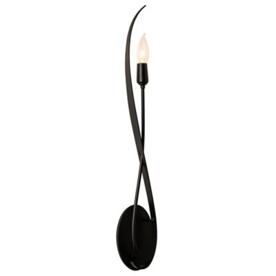 Hubbardton Forge Willow Wall Sconce - Color: Black - Size: 1 light - 209120