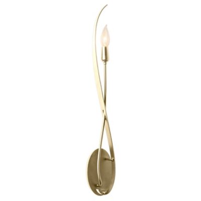 Hubbardton Forge Willow Wall Sconce - Color: Brass - Size: 1 light - 209120