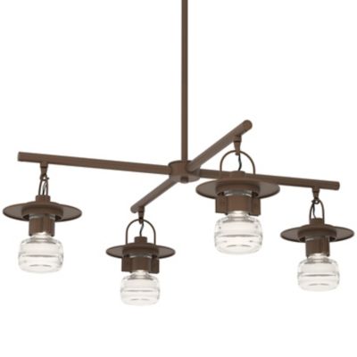 Hubbardton Forge Mason Outdoor Chandelier - Color: Matte - Size: 4 light - 