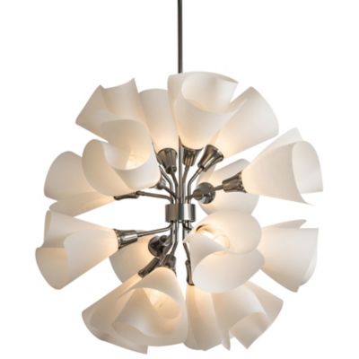 Hubbardton Forge Mobius Chandelier - Color: White - Size: Standard - 134506