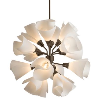 Hubbardton Forge Mobius Chandelier - Color: White - Size: Standard - 134506