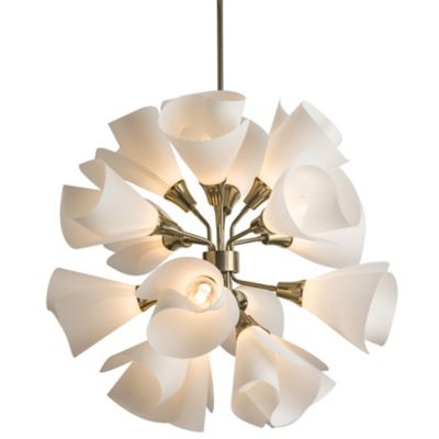 Hubbardton Forge Mobius Chandelier - Color: White - Size: Standard - 134506