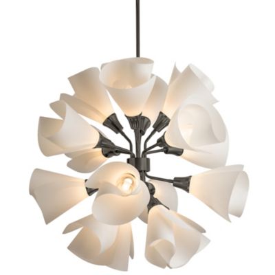 Hubbardton Forge Mobius Chandelier - Color: White - Size: Standard - 134506