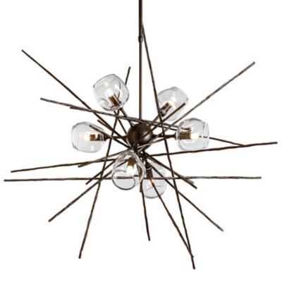 Hubbardton Forge Griffin Starburst Chandelier - Color: Bronze - Size: Stand