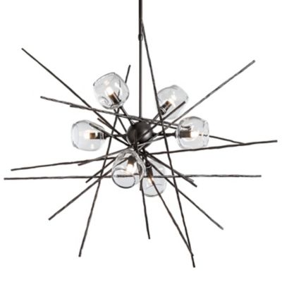 Hubbardton Forge Griffin Starburst Chandelier - Color: Grey - Size: Standar