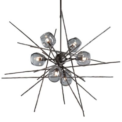 Hubbardton Forge Griffin Starburst Chandelier - Color: Grey - Size: Standar