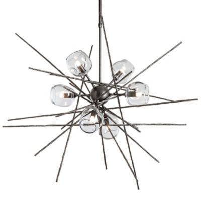 Hubbardton Forge Griffin Starburst Chandelier - Color: Grey - Size: Standar