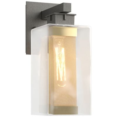 Hubbardton Forge Polaris Outdoor Wall Sconce - Color: Silver - Size: Medium